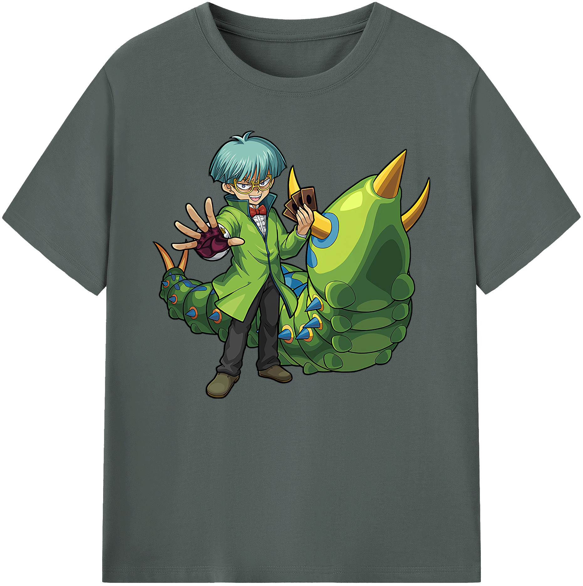 （画像用） 遊☆戯☆王 Yu-Gi-Oh! 綿100％ メンズ半袖Tシャツ｜肌触りやわらか＆通気性